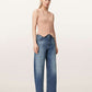 Seashell וסט סריג ריב לנשים Cruz ALLSAINTS