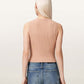 Seashell וסט סריג ריב לנשים Cruz ALLSAINTS
