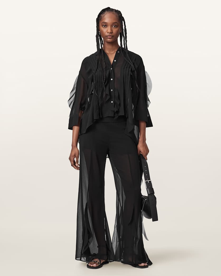 Seashell חולצה שקופה לנשים Minna ALLSAINTS