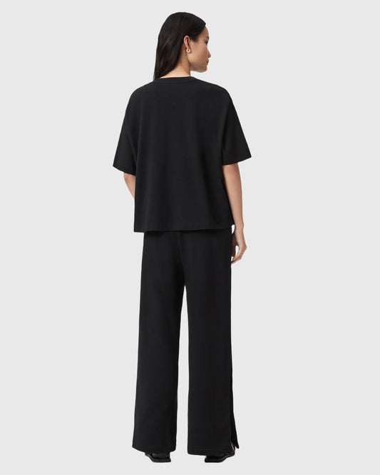 Black מכנסיים ארוכים לנשים Zanda ALLSAINTS