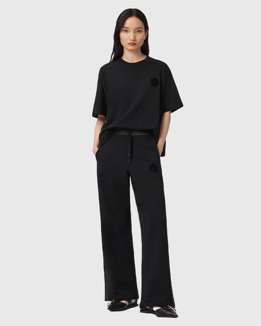 Black מכנסיים ארוכים לנשים Zanda ALLSAINTS