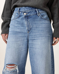 Dim Gray ג'ינס ארוך לנשים Aki – Wide Fit ALLSAINTS