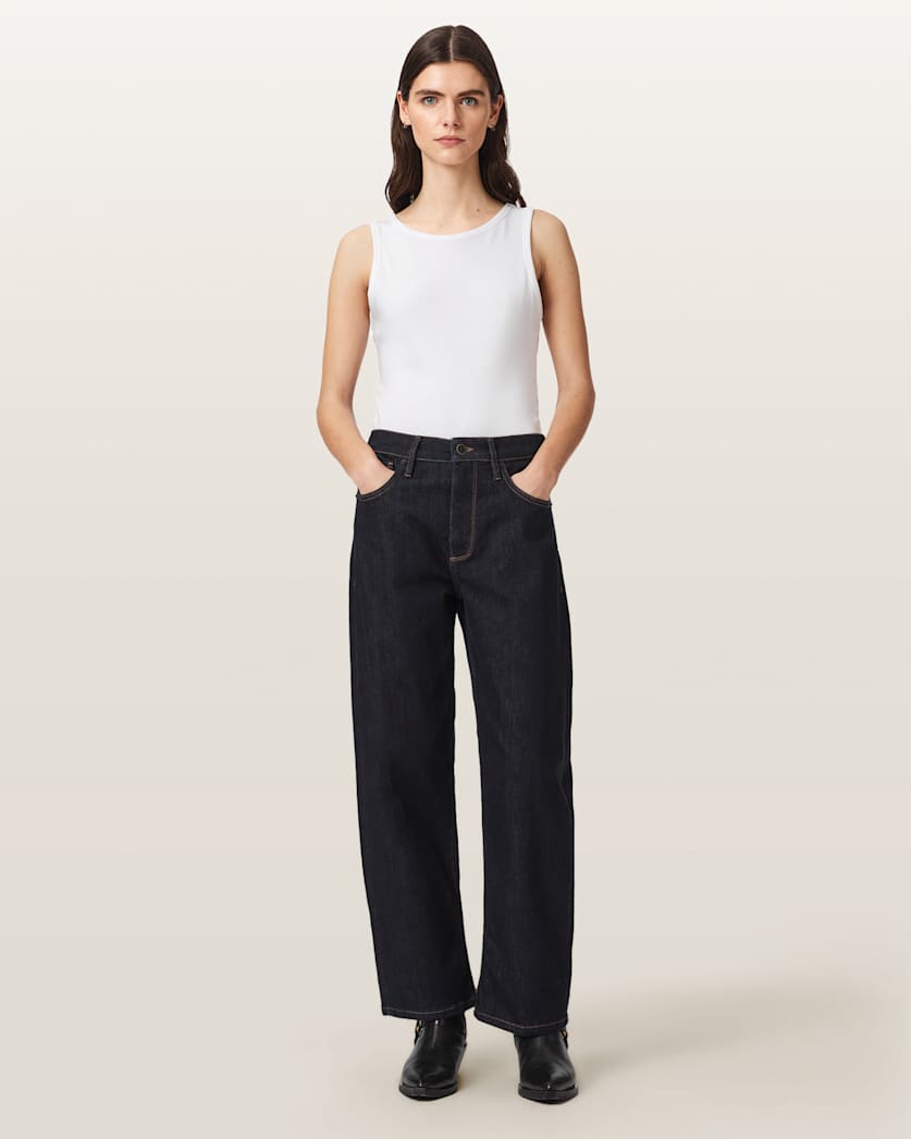 Light Gray ג'ינס ארוך לנשים Sadie - Barrel Fit ALLSAINTS
