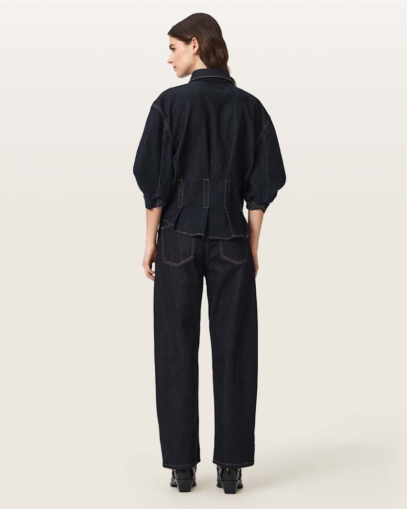 Antique White ג'ינס ארוך לנשים Sadie - Barrel Fit ALLSAINTS