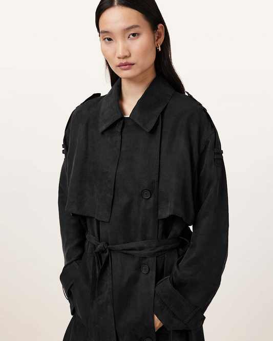 Beige מעיל טרנץ' לנשים Linnie Trench ALLSAINTS