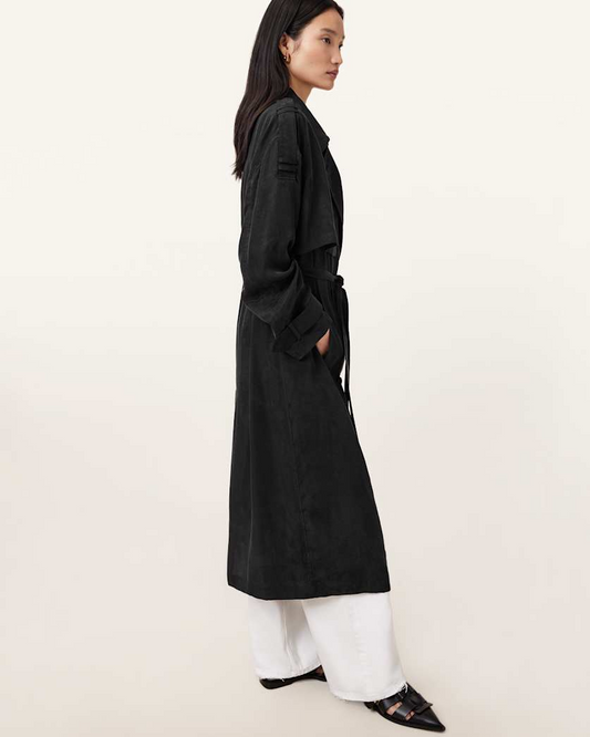 Beige מעיל טרנץ' לנשים Linnie Trench ALLSAINTS