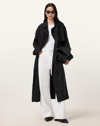 Beige מעיל טרנץ' לנשים Linnie Trench ALLSAINTS