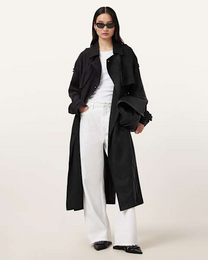 Beige מעיל טרנץ' לנשים Linnie Trench ALLSAINTS
