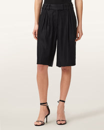 Antique White מכנסיים קצרים מחויטים לנשים Charley Pleated ALLSAINTS