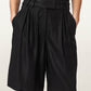 Black מכנסיים קצרים מחויטים לנשים Charley Pleated ALLSAINTS