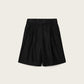Black מכנסיים קצרים מחויטים לנשים Charley Pleated ALLSAINTS