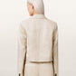 Light Gray בלייזר קרופ מחויט לנשים Helena ALLSAINTS