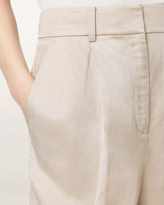 Light Gray מכנסיים מחויטים לנשים Helena ALLSAINTS