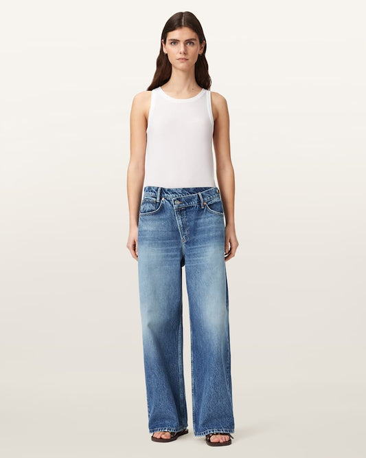 Seashell ג'ינס ארוך לנשים Aki - Wide Fit ALLSAINTS