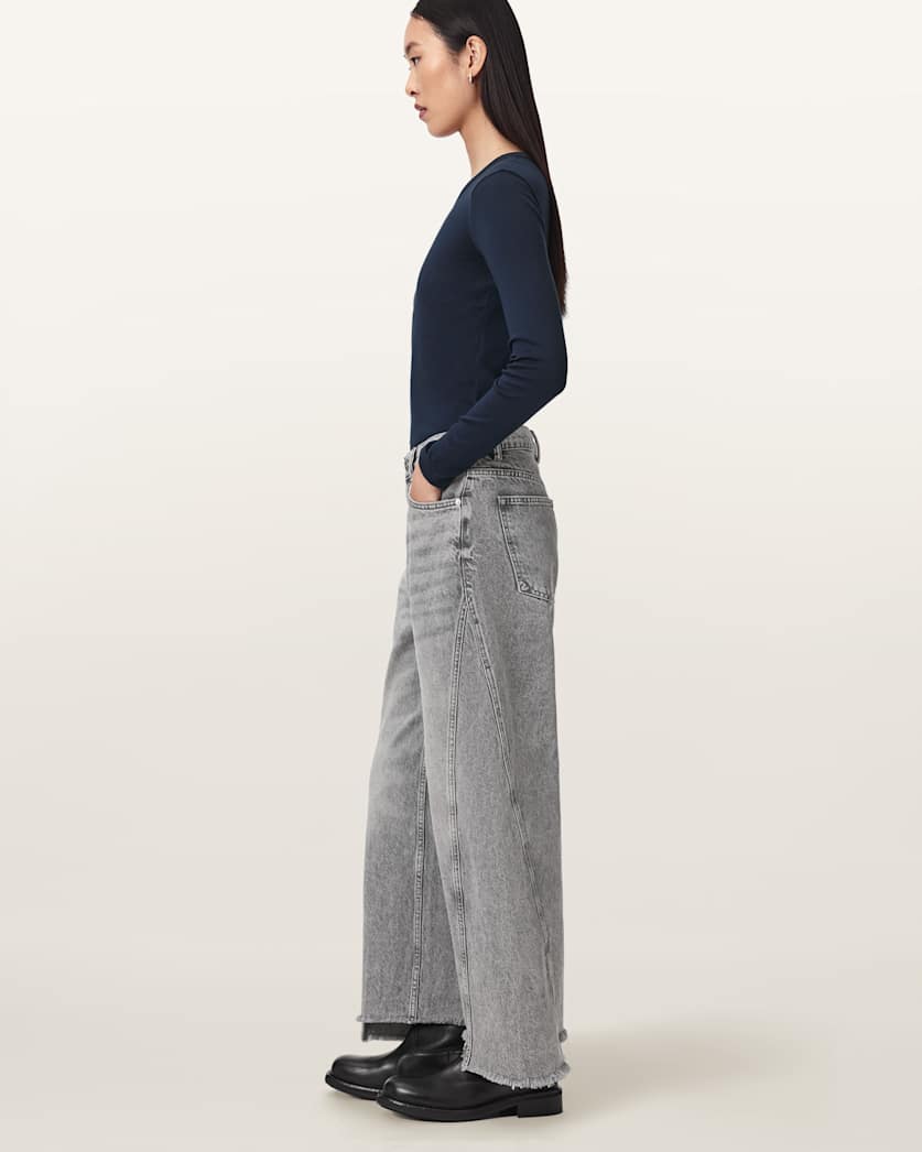 Seashell ג'ינס ארוך לנשים Fox - Loose Fit ALLSAINTS