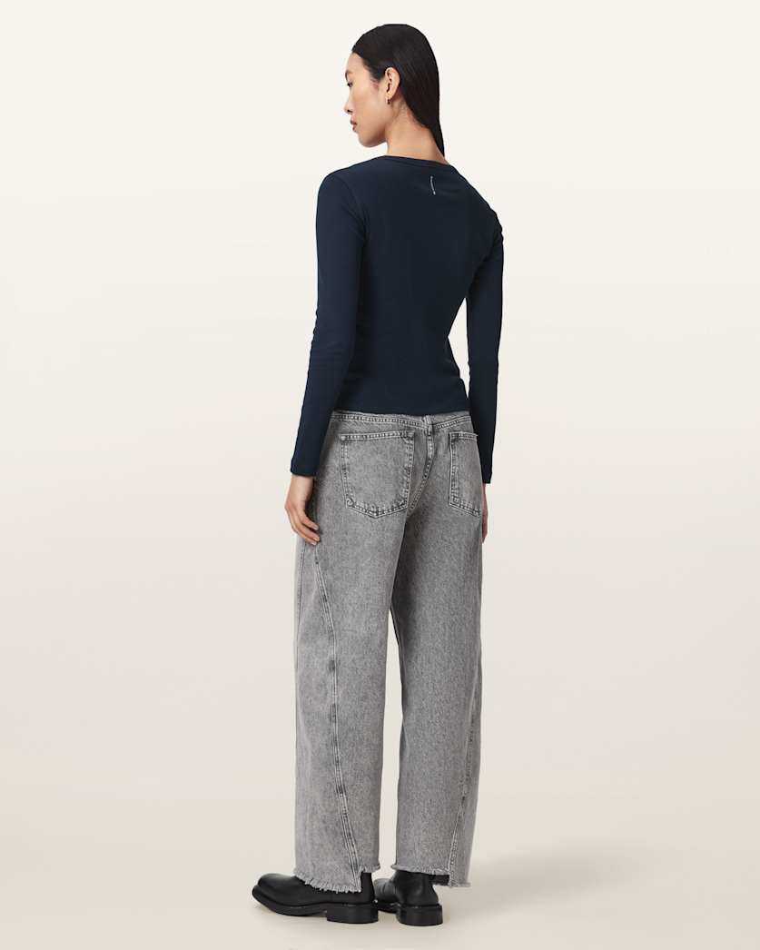 Seashell ג'ינס ארוך לנשים Fox - Loose Fit ALLSAINTS