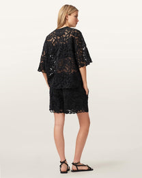 Seashell מכנסיים קצרים לנשים Amelie Lace Short ALLSAINTS