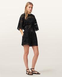Seashell מכנסיים קצרים לנשים Amelie Lace Short ALLSAINTS