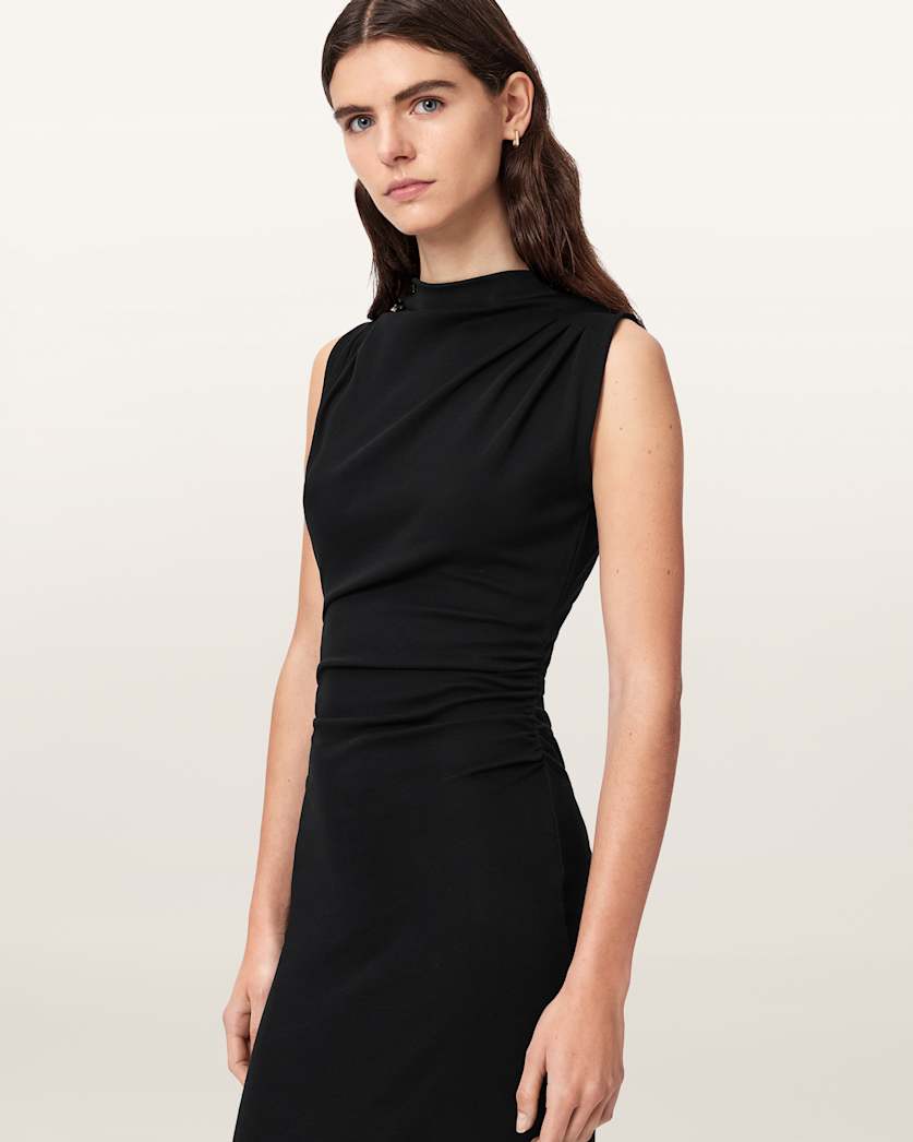 Black שמלת מקסי לנשים Katarina ALLSAINTS