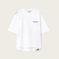 White Smoke טי שירט קצרה לנשים Swoop Amelie ALLSAINTS
