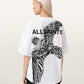 Seashell טי שירט קצרה לנשים Swoop Amelie ALLSAINTS