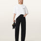 Seashell טי שירט קצרה לנשים Swoop Amelie ALLSAINTS