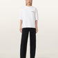 Antique White טי שירט קצרה לנשים Swoop Amelie ALLSAINTS