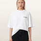 Seashell טי שירט קצרה לנשים Swoop Amelie ALLSAINTS