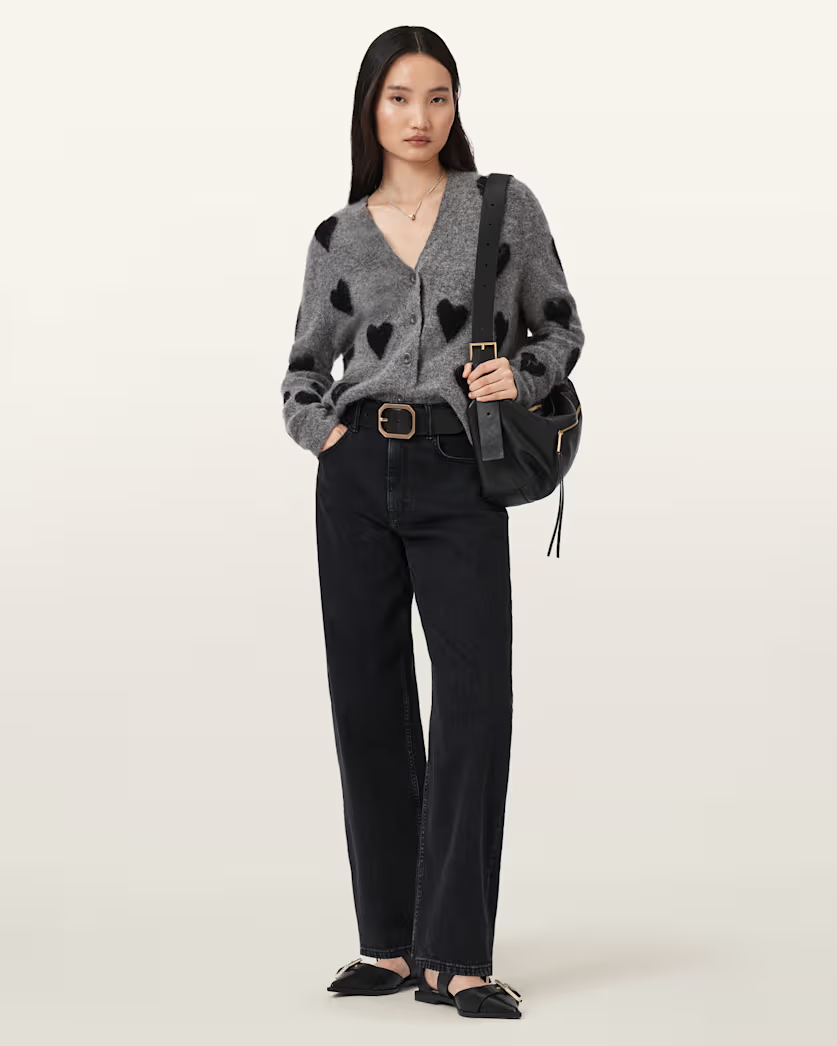 Beige Amora Cardigan קרדיגן ALLSAINTS