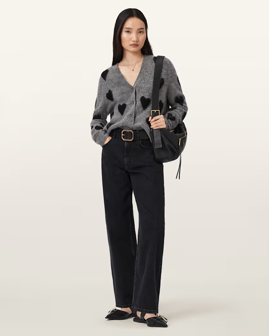 Beige Amora Cardigan קרדיגן ALLSAINTS