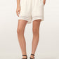 Antique White מכנסיים קצרים לנשים Elma Crochet Short ALLSAINTS