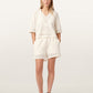 Antique White מכנסיים קצרים לנשים Elma Crochet Short ALLSAINTS