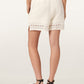 Antique White מכנסיים קצרים לנשים Elma Crochet Short ALLSAINTS