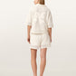 Antique White מכנסיים קצרים לנשים Elma Crochet Short ALLSAINTS