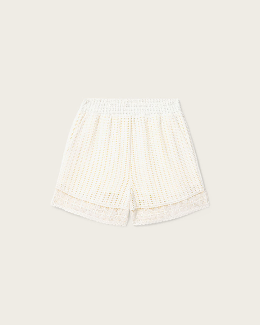 Seashell מכנסיים קצרים לנשים Elma Crochet Short ALLSAINTS