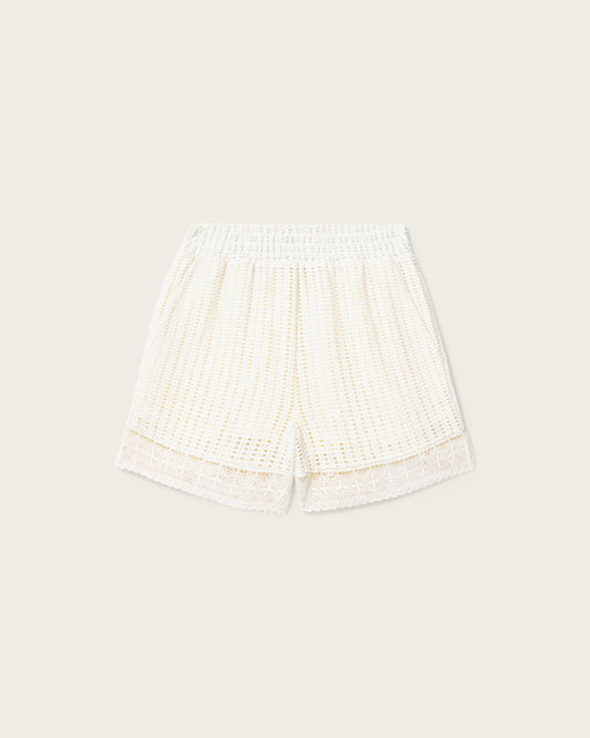 Seashell מכנסיים קצרים לנשים Elma Crochet Short ALLSAINTS