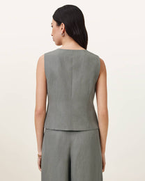 Antique White ווסט לנשים Averie ALLSAINTS