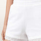 White Smoke מכנסיים קצרים לנשים Lele Lace Short ALLSAINTS