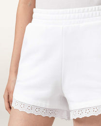 White Smoke מכנסיים קצרים לנשים Lele Lace Short ALLSAINTS