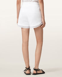 Antique White מכנסיים קצרים לנשים Lele Lace Short ALLSAINTS