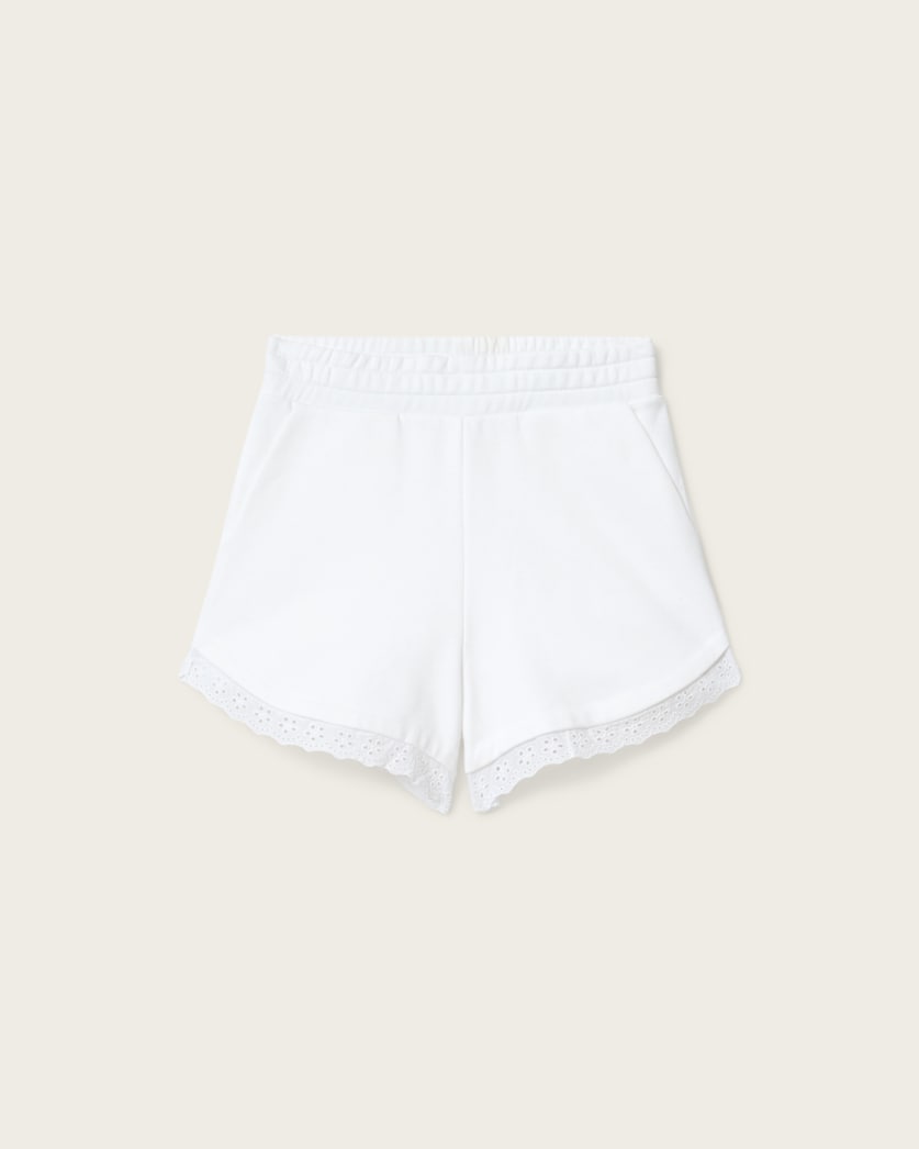 White Smoke מכנסיים קצרים לנשים Lele Lace Short ALLSAINTS