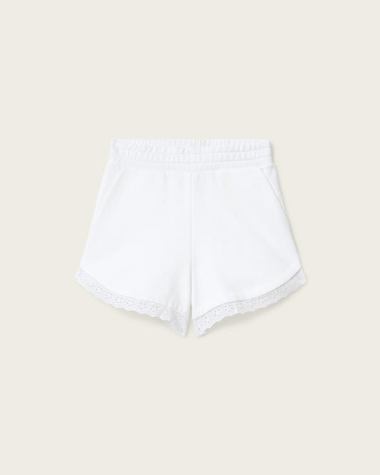White Smoke מכנסיים קצרים לנשים Lele Lace Short ALLSAINTS