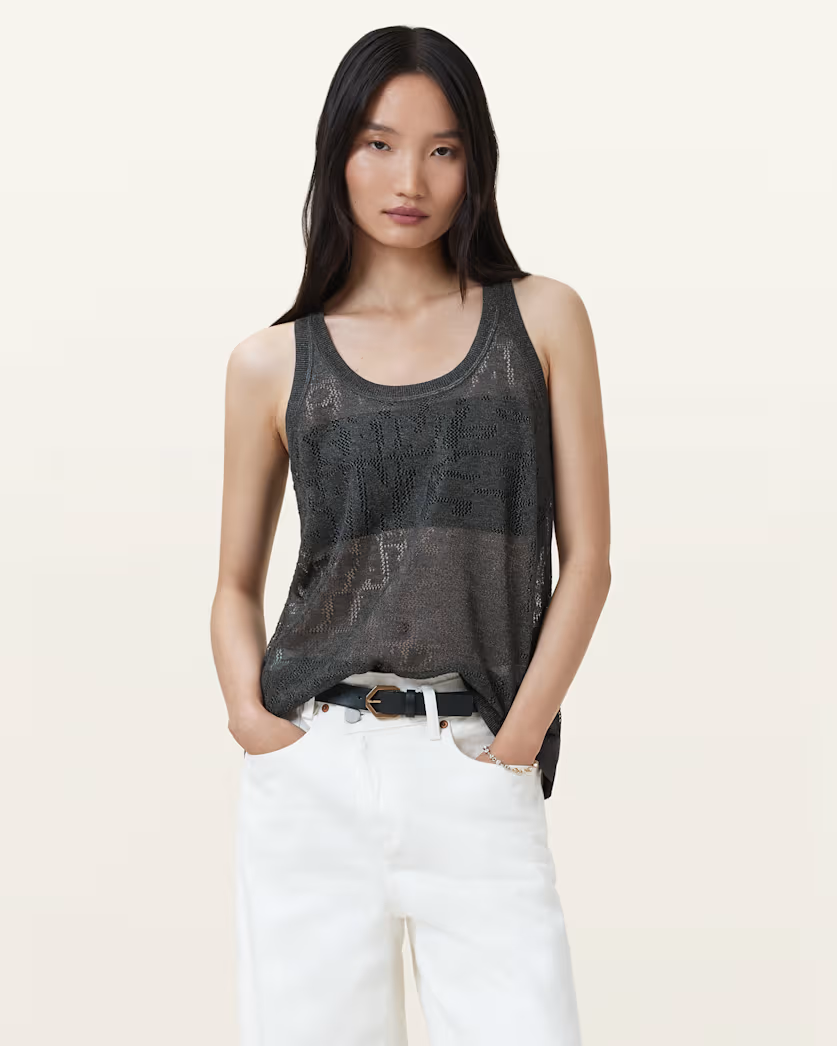 Beige גופיה לנשים Kaito ALLSAINTS