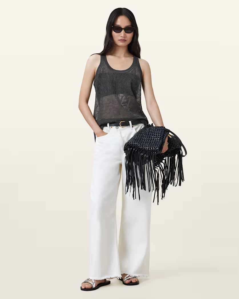 Beige גופיה לנשים Kaito ALLSAINTS