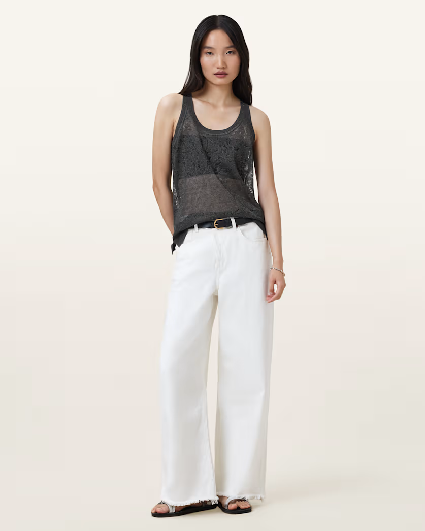 Beige גופיה לנשים Kaito ALLSAINTS