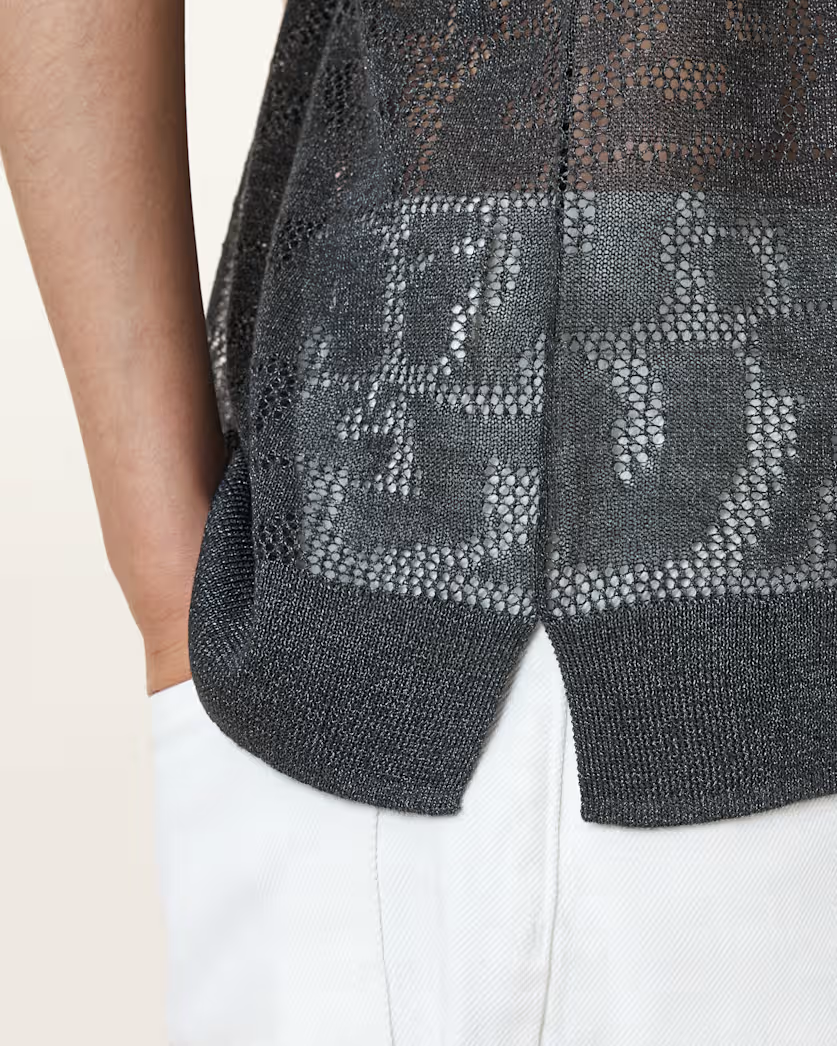 Light Gray גופיה לנשים Kaito ALLSAINTS