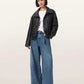 Seashell ג׳ינס לנשים Haze Pleated - Wide Leg ALLSAINTS