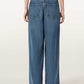 Antique White ג׳ינס לנשים Haze Pleated - Wide Leg ALLSAINTS