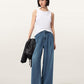 Seashell ג׳ינס לנשים Haze Pleated - Wide Leg ALLSAINTS