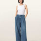 Seashell ג׳ינס לנשים Haze Pleated - Wide Leg ALLSAINTS